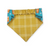 Brewery Buddy/Mustard Plaid Slip-on Scrunchie Bandana (Medium/Large)