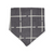 Aggies/ Charcoal Plaid Slip-on Scrunchie Bandana (XX-Small)