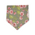 Ambleside Cobblestone Gray/Pink Cow Spots Slip-on Scrunchie Bandana (XX-Small)