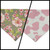 Ambleside Cobblestone Gray/Pink Cow Spots Slip-on Scrunchie Bandana (Small)