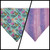 Retro Cottagecore/Bright Starbursts Slip-on Scrunchie Bandana (Large)