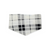 Watercolor Lemons/Black & White Plaid Reversible Tie-on Bandana (X-Small)