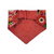 Poppy Meadows/ Red Dots Slip-on Scrunchie Bandana (X-Small)