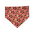 Poppy Meadows/ Red Dots Velcro Bandana (XX-Large)