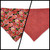 Poppy Meadows/ Red Dots Velcro Bandana (Large)