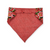 Poppy Meadows/ Red Dots Slip-on Scrunchie Bandana (Large)