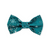 Teal Paisley Bowtie - 5"