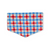 Patriotic Ghosts/Patriotic Plaid Reversible Tie-on Bandana (X-Small)