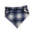 Cowboys/Dallas Plaid Reversible Slip-on Scrunchie Bandana (Medium/Large)