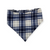 Cowboys/Dallas Plaid Reversible Slip-on Scrunchie Bandana (Medium/Large)