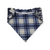 Cowboys/Dallas Plaid Reversible Slip-on Scrunchie Bandana (Large/X-Large)