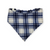 Cowboys/Dallas Plaid Reversible Slip-on Scrunchie Bandana (Large/X-Large)