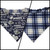 Cowboys/Dallas Plaid Reversible Slip-on Scrunchie Bandana (Large/X-Large)