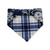 Cowboys/Dallas Plaid V2 Reversible Slip-on Scrunchie Bandana (Small)