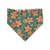Cowboy Christmas/Glittery Christmas Plaid Reversible Slip-on Scrunchie Bandana (Medium/Large)