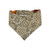 Pumpkin Patch/Tan Paisley Reversible Slip-on Scrunchie Bandana (Small)