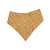 Bobcats /Mustard Mudcloth Reversible Slip-on Scrunchie Bandana (Large)