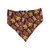 Bobcats /Mustard Mudcloth Reversible Slip-on Scrunchie Bandana (Large)