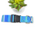 Blue Serape Dog Collar (Large, wide)