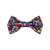 Gingerbread Houses on Dark Blue Bowtie - 4"