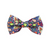 Gingerbread Houses on Dark Blue Bowtie - 5"