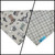 Little Cowboy/Gray Plaid Slip-on Scrunchie Bandana (Small)
