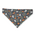 Lick or Treat/Plaid Reversible Slide-on Bandana (X-Large)