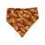 Pumpkin Patch/Orange Plaid Slip-on Scrunchie Bandana (Medium/Large)