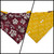 A&M/Mustard Bones Reversible Slip-on Scrunchie Bandana (X-Small/Small)
