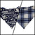 Cowboys/Dallas Plaid Reversible Slip-on Scrunchie Bandana (Large)