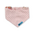 Spooky Cute Ghost/Pink Plaid Slip-on Scrunchie Bandana (Small/Medium)