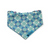 Pastel Halloween Charm/Blue Plaid Reversible Slip-on Scrunchie Bandana (X-Small)
