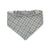 Little Cowboy/Gray Plaid Slip-on Scrunchie Bandana (Small/Medium)