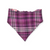 Halloween Dinosaurs/Orchid Plaid Reversible Slip-on Scrunchie Bandana (Large) Halloween Dinosaurs/Orchid Plaid Reversible Slip-on Scrunchie Bandana (Large)
