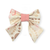 Beige Polka Dots Sailor Bow - 4"