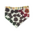 Rainbow Leaves/Rainbow Plaid Reversible Slip-on Scrunchie Bandana (Small)