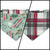 Shit Show Supervisor/Gray Red Cream Plaid Reversible Slip-on Scrunchie Bandana (X-Small/Small)