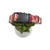 Floral on Maroon Dog collar (Large)