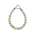 Pastel Rainbow Iridescent Beaded Collar - 14.5"