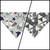 Symbols of Texas/Stacked Onyx Triangles Reversible Slide-on Bandana (Small)