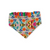 Crazy Butterflies/Serape Reversible Slip-on Scrunchie Bandana (Medium)