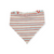 Crawfish on Stripes/Red & Blue Stripes Reversible Slip-on Scrunchie Bandana (Medium/Large)