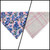 Pink Preppy Bluebonnets/Pink Plaid Reversible Slide-on Bandana (Small)
