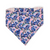 Pink Preppy Bluebonnets/Pink Plaid Reversible Slip-on Scrunchie Bandana (Medium/Large)
