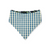 Cottagecore Bluebonnet/Blue Spring Plaid Reversible Slip-on Scrunchie Bandana (X-Large)