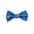 Dark Blue Paisley Bowtie - 4"