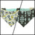 Cosmic Western Cowboy/Dark Olive Southwestern Reversible Slip-on Scrunchie Bandana (Medium)