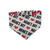Mama's Boy/Red Paisley Reversible Slip-on Scrunchie Bandana (Small)