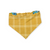 Sweet Dreams/Mustard Plaid Reversible Slip-on Scrunchie Bandana (Medium)