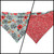I'm Too Old For This/Coral Paisley Reversible Slip-on Scrunchie Bandana (Medium)
